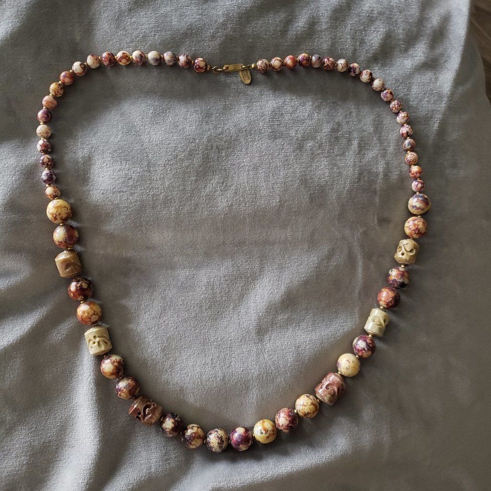 Vintage Gorgeous Miriam Haskell Necklace 1970s - Picture 5 of 7